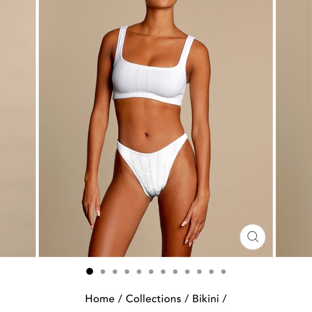 COPY - Helena Nile Bikini by Hunza G in White